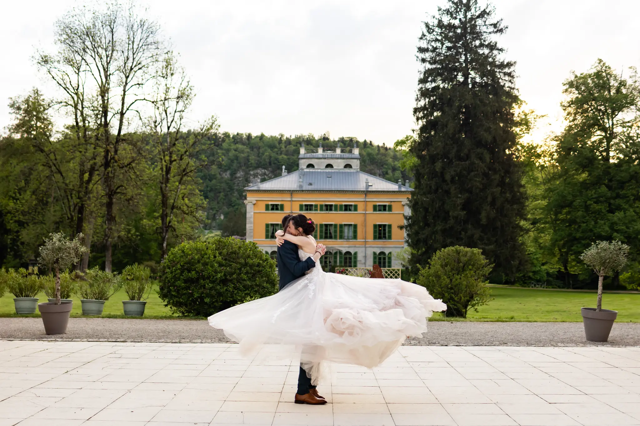 Lola & Mathieu — mariage au château — Château de Syam — Villa Palladienne