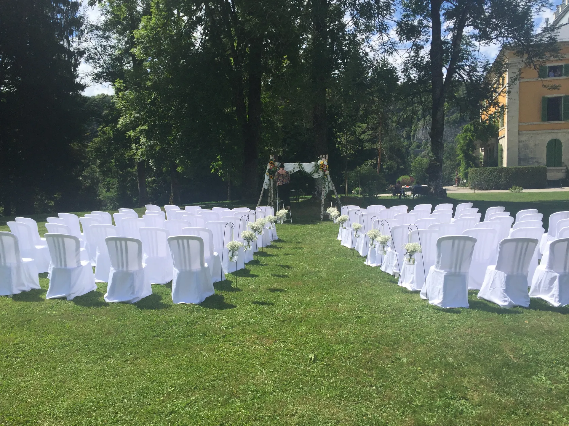 Mariages au château — photo 1 — Château de Syam — Villa Palladienne