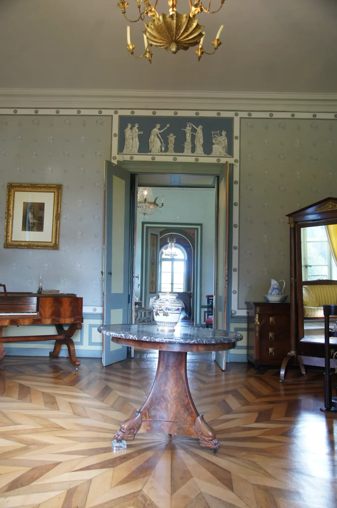 Détail décoratif — Château de Syam — Villa Palladienne